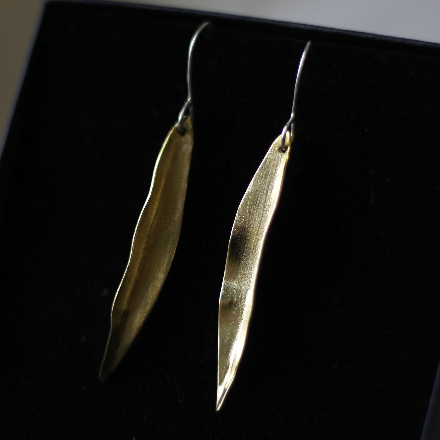Long Willow Leaf Earrings